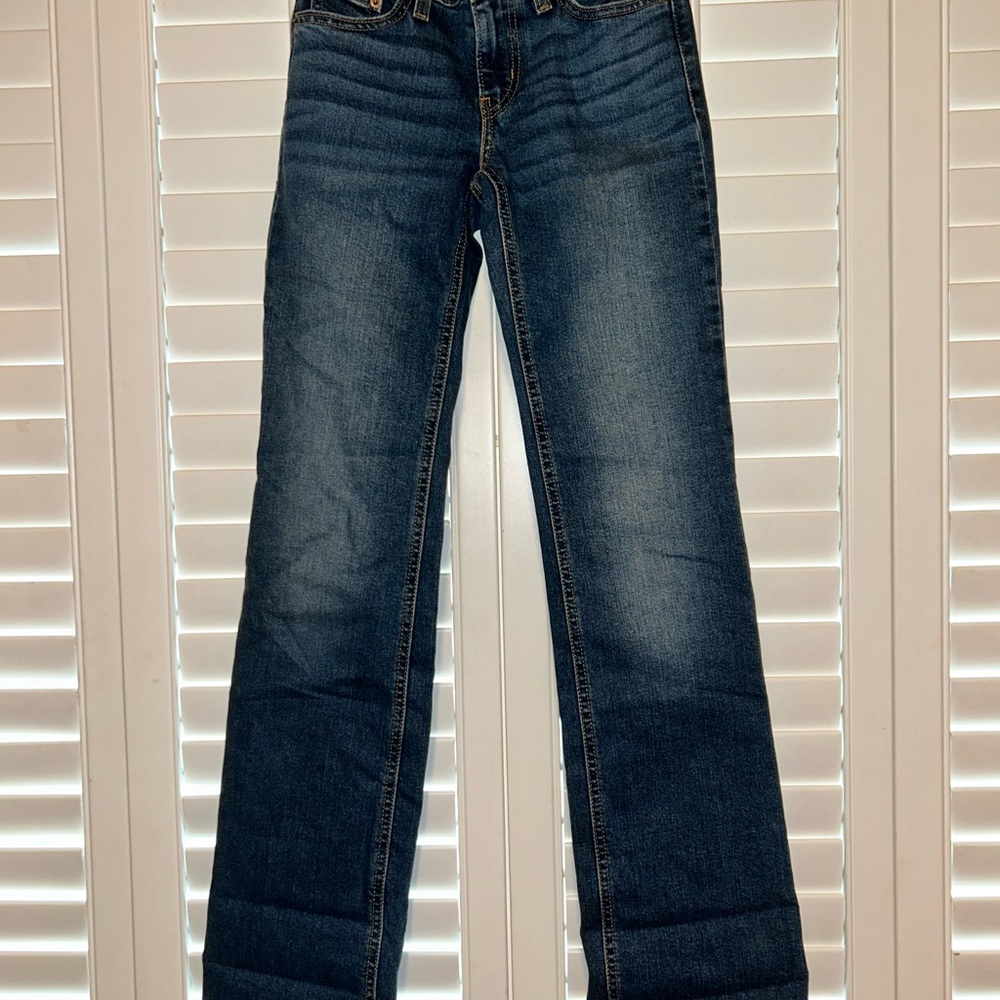 Levi's Blue Boot Cut Jeans Timeless Fit